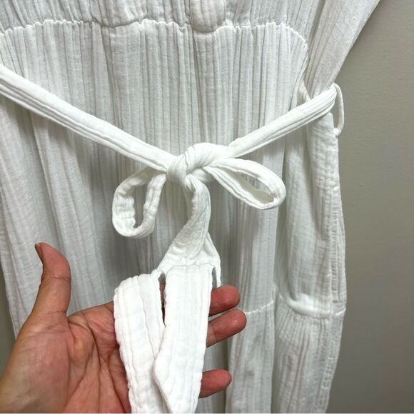 XiRENA White Midi Dress sz M - Picture 5 of 10